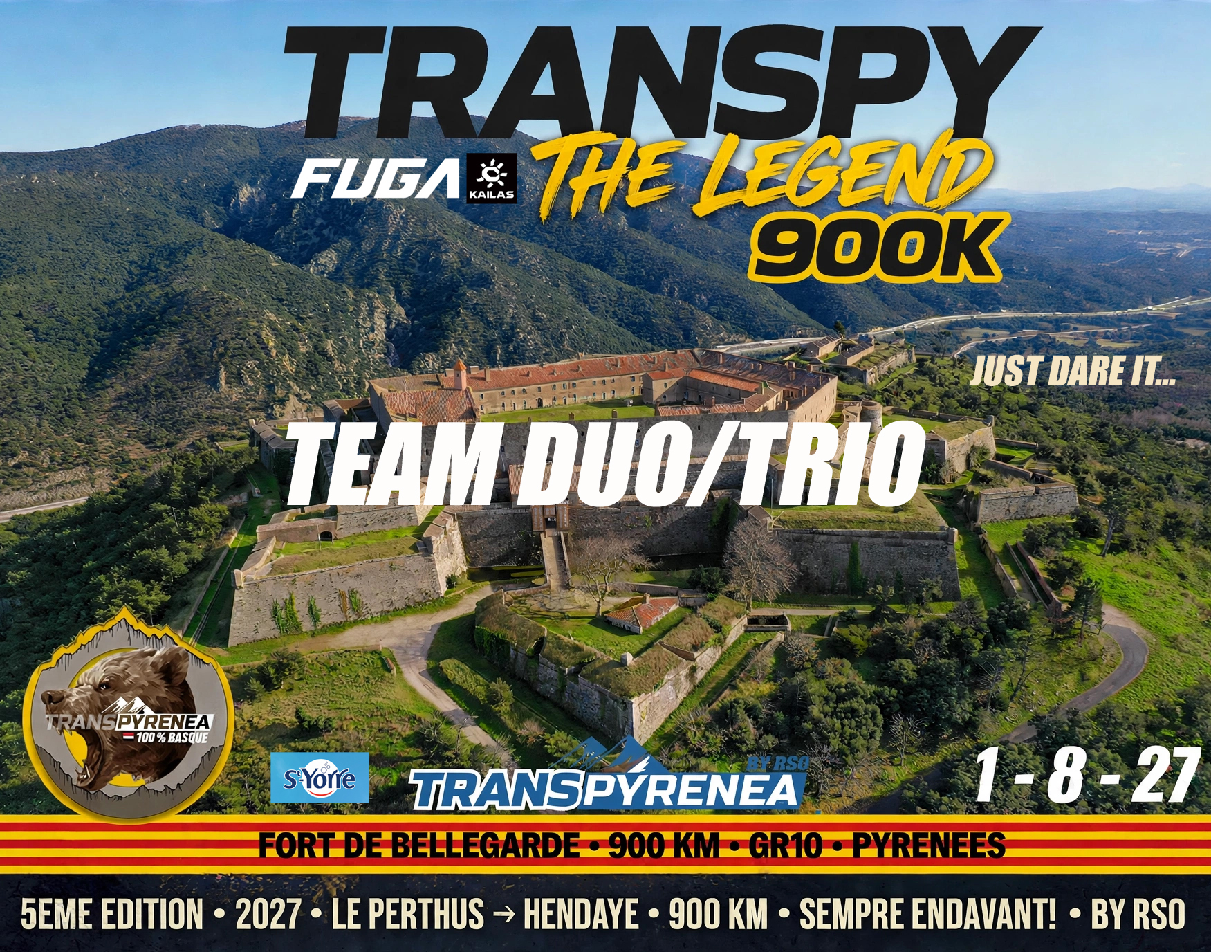 Team DUO/TRIO - Full TRANSPYRENEA - 900K -1195 € X 2 ou 3